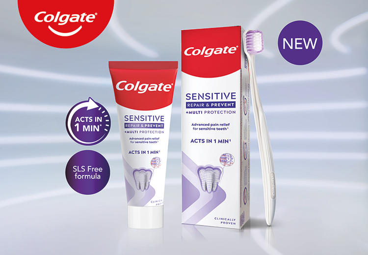 Colgate Ad Sept 2026 750x519 New Colgate® SENSITIVE